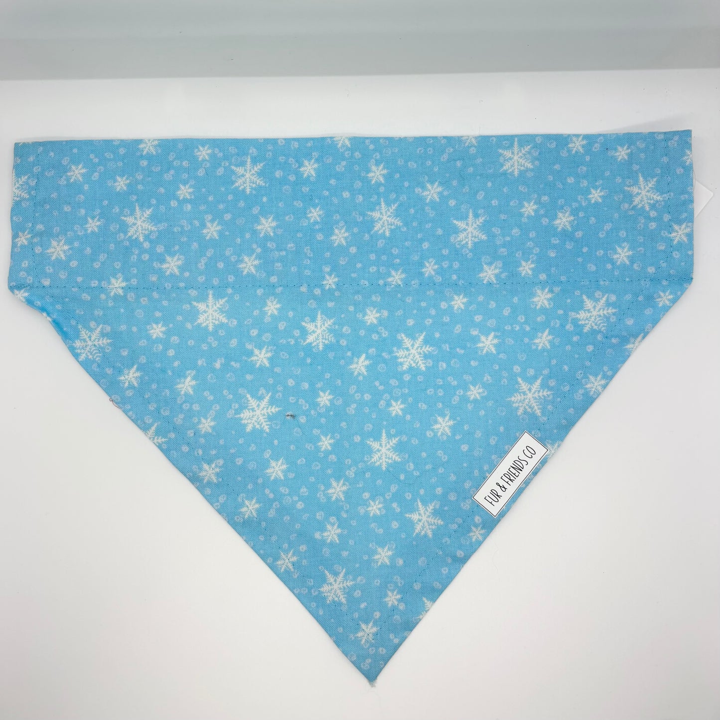 Light Blue Snowflakes - Extra Large Bandana