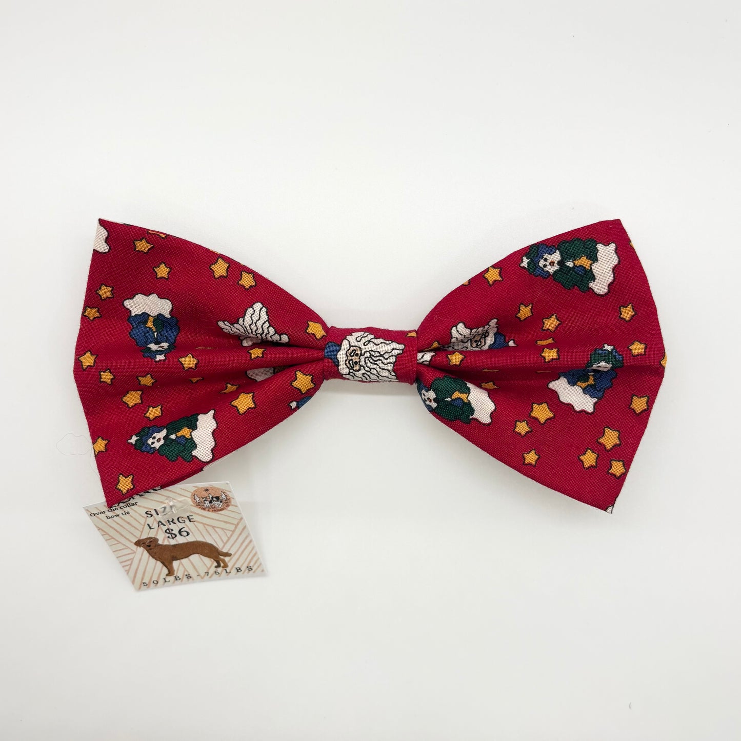 Santa Figures Bow Tie - Large