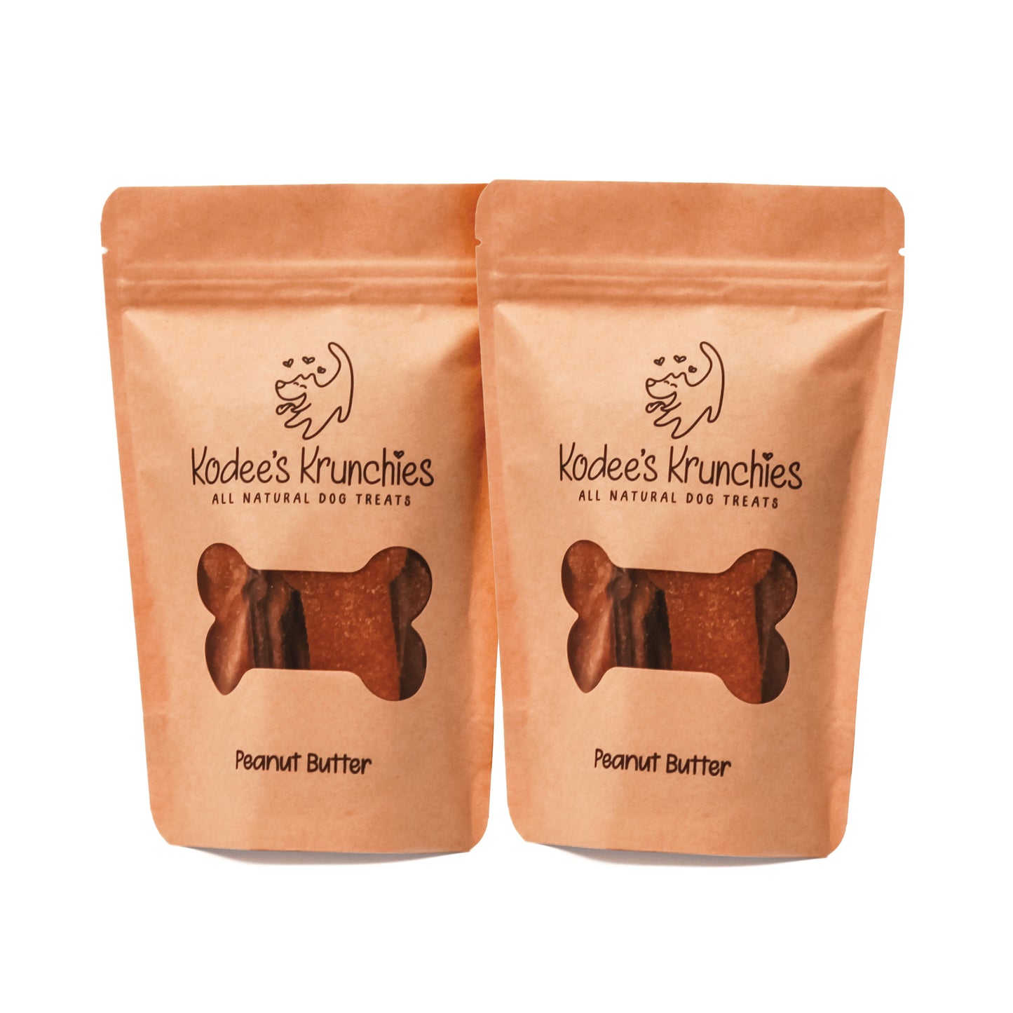 Peanut Butter Dog Treats 2 Bags - 5oz