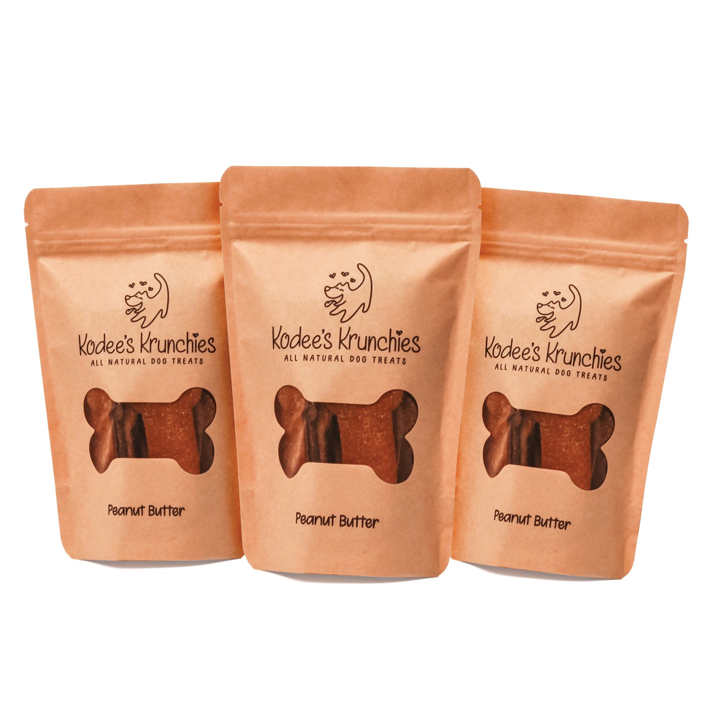 Peanut Butter Dog Treats 3 Bags - 5oz