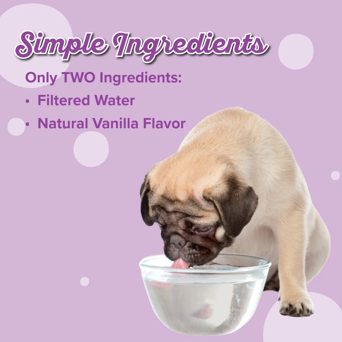 Pup-POP® Birthday Water Vanilla Cake Flavor