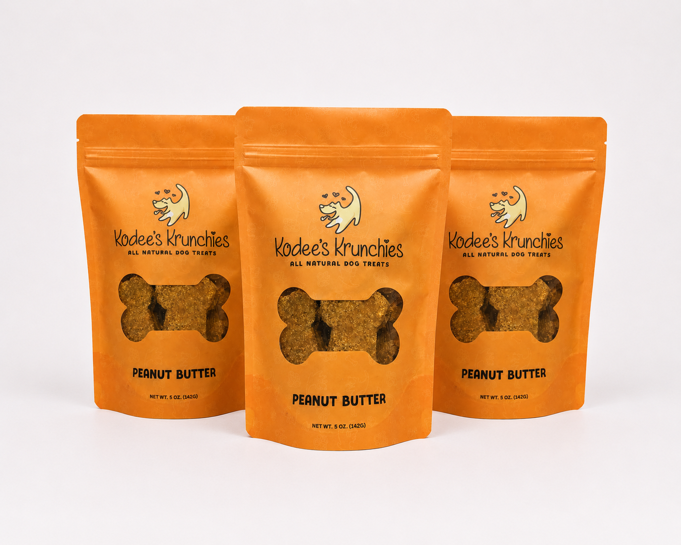 Peanut Butter Dog Treats 3 Bags - 5oz