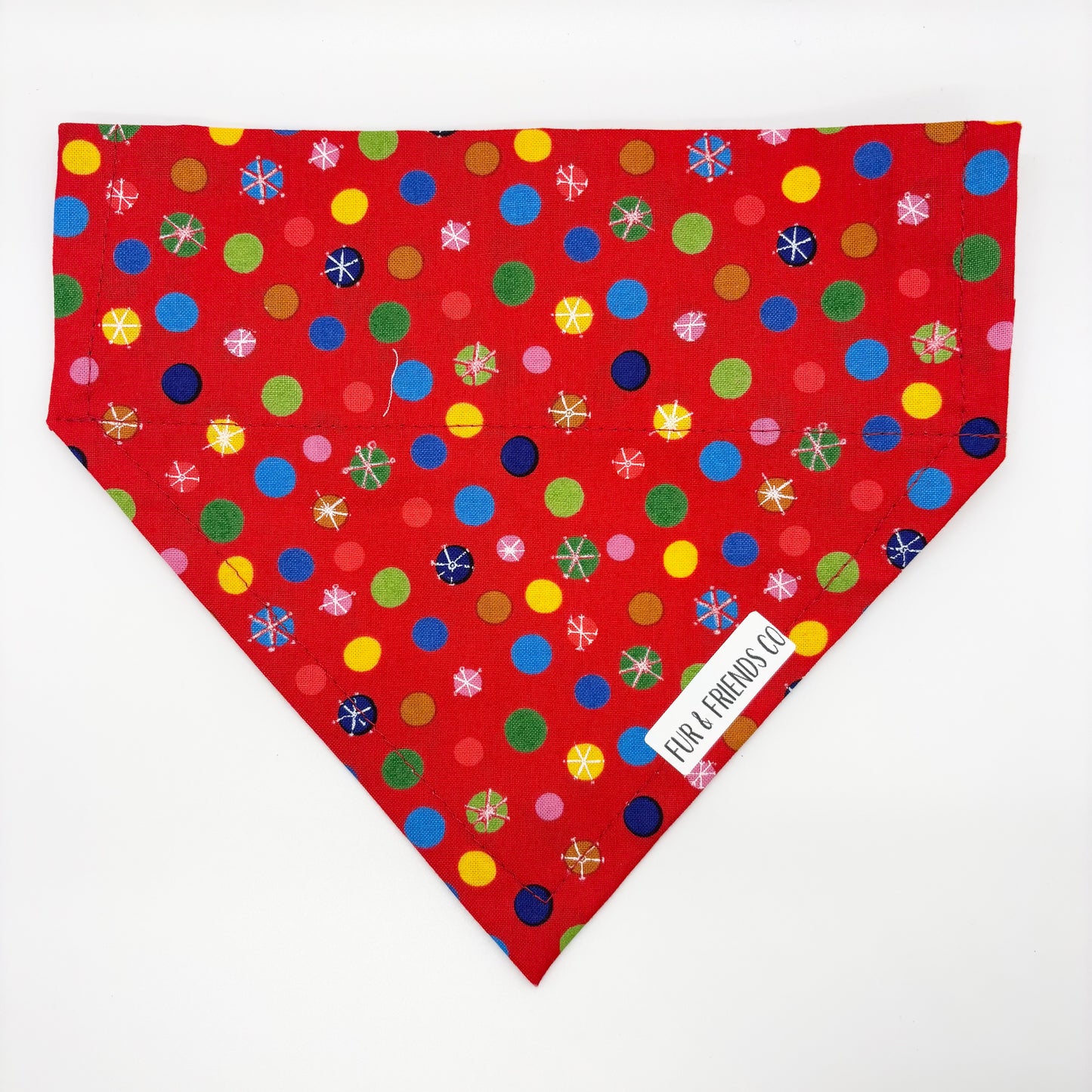 Red Polka Dot - Medium Bandana