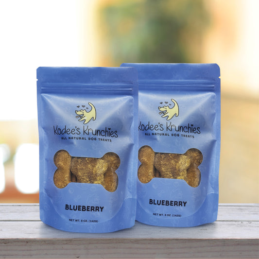 Blueberry Dog Treats 2 Bags - 5oz