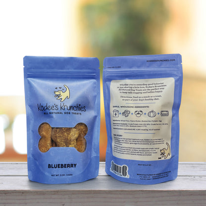 Blueberry Dog Treats 3 Bags - 5oz