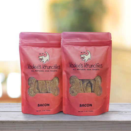 Bacon Dog Treats 2 Bags - 5oz