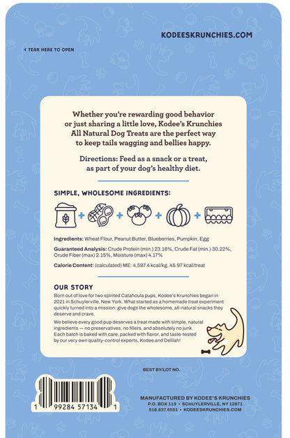 Blueberry Dog Treats 3 Bags - 5oz