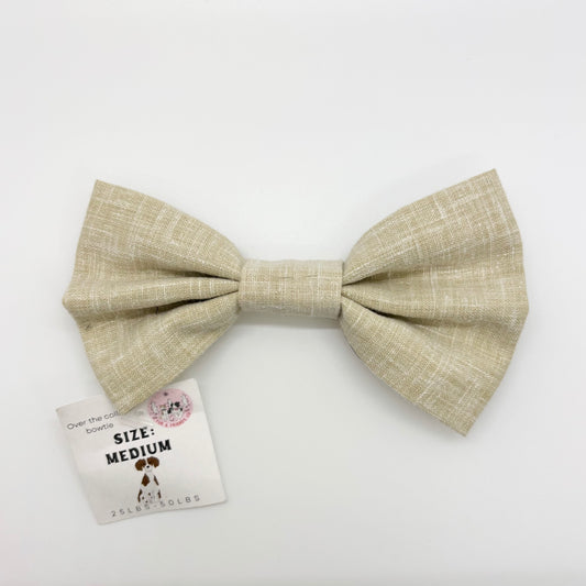 Classy Tan Bow Tie - Medium