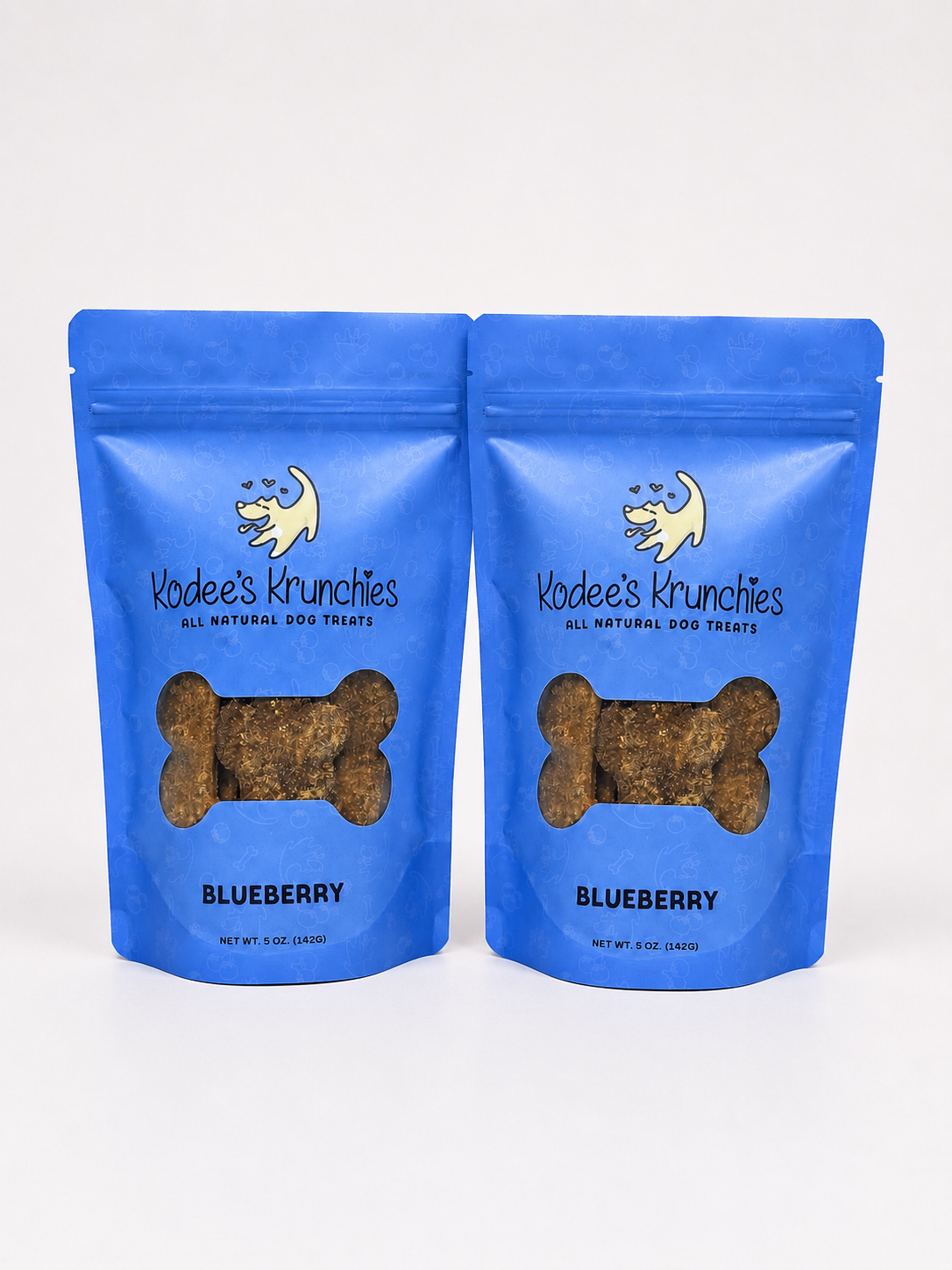 Blueberry Dog Treats 2 Bags - 5oz