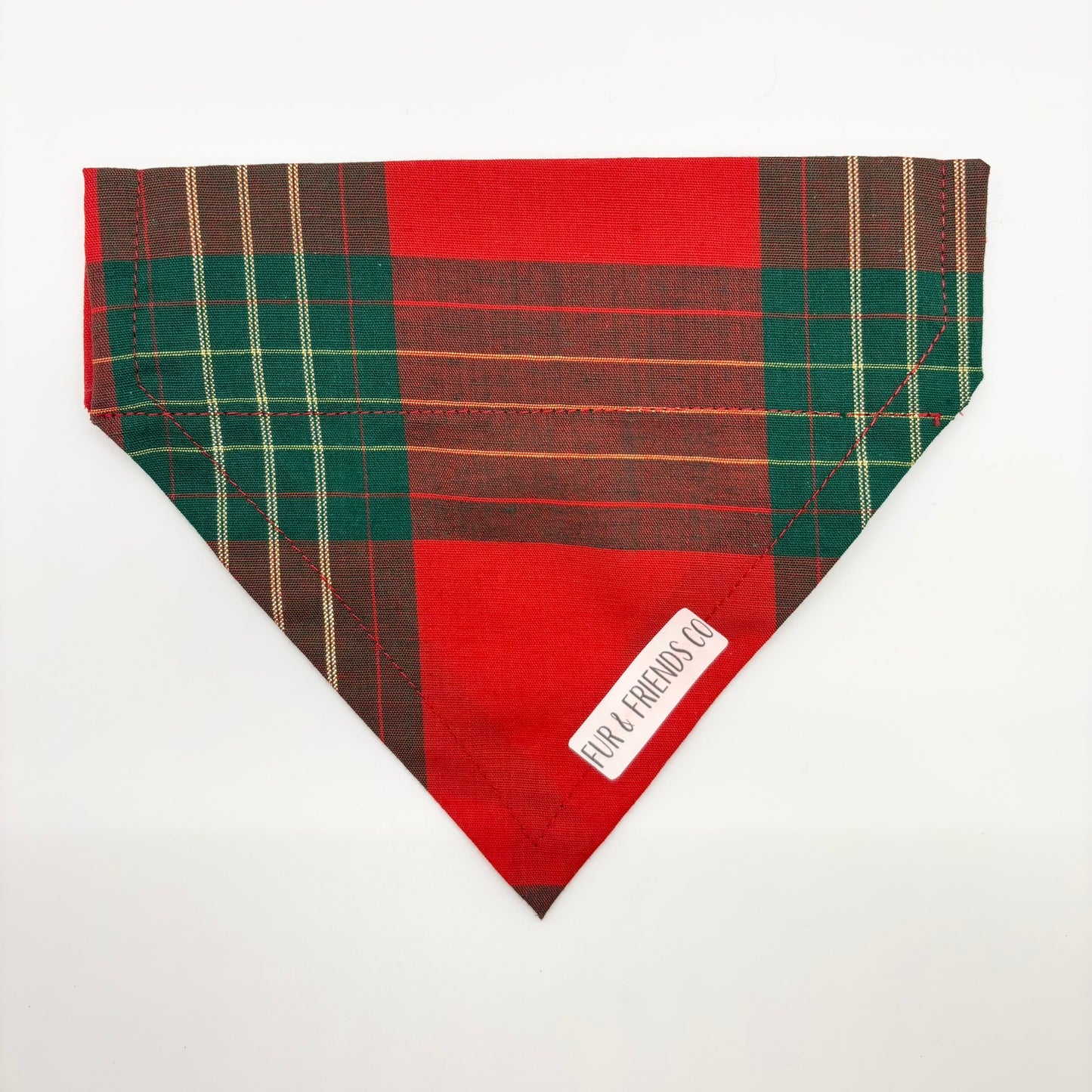 Wide Plaid - Small Bandana