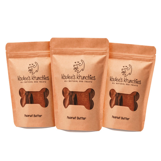 Peanut Butter Dog Treats 3 Bags - 5oz
