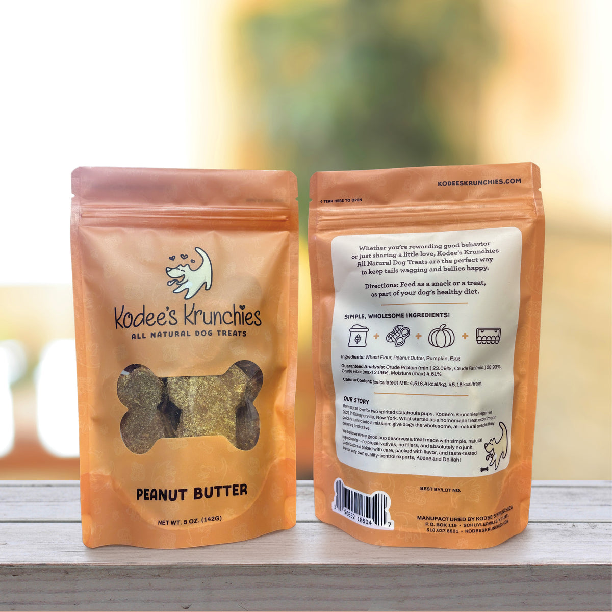 Peanut Butter Dog Treats 3 Bags - 5oz